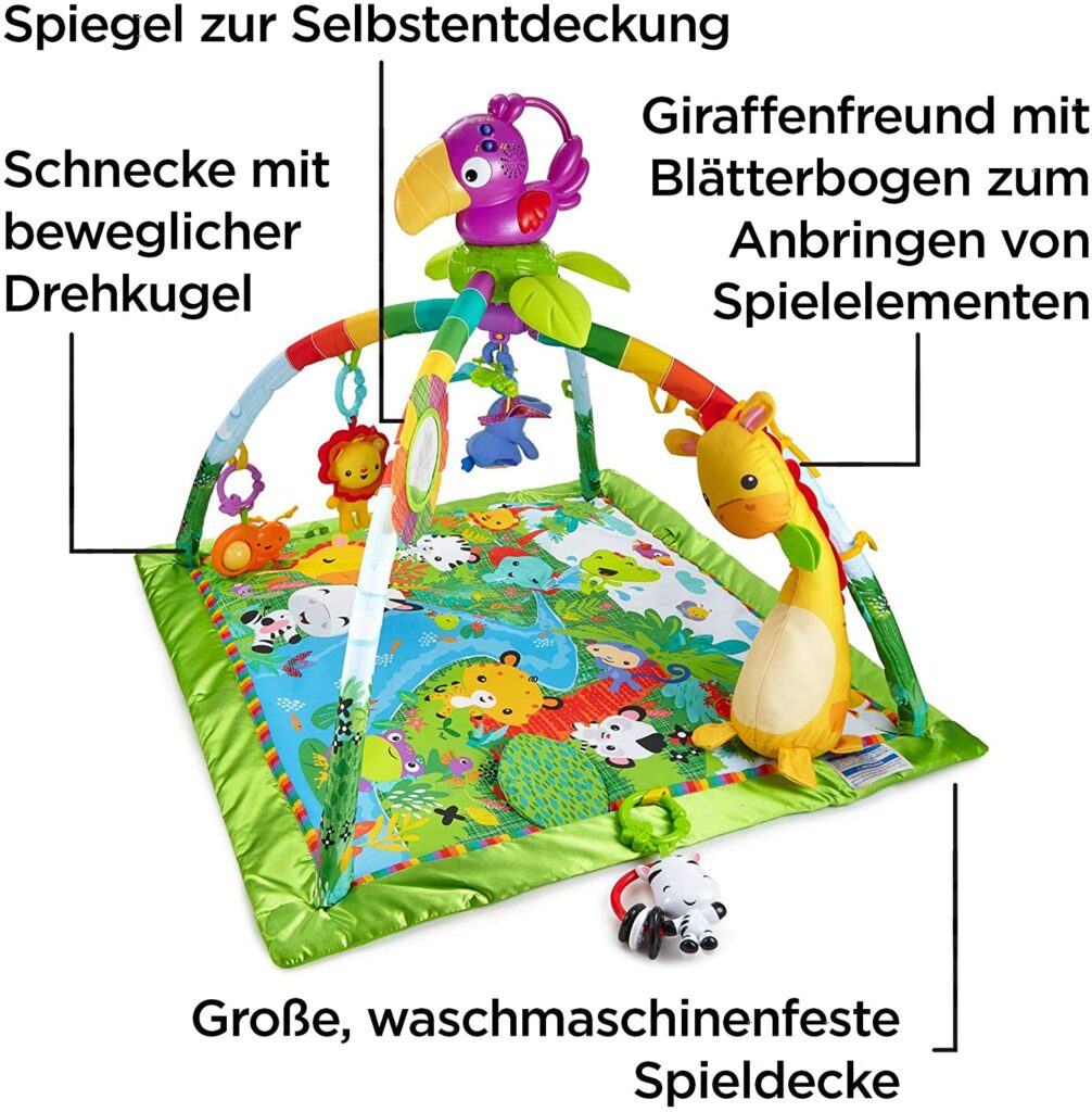 Das Spielzeug der besten Spieldecke: Rainforest von Fisher-Price (DFP08)